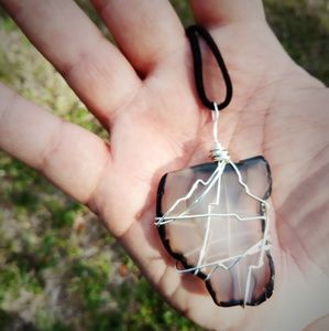 Black agate necklace